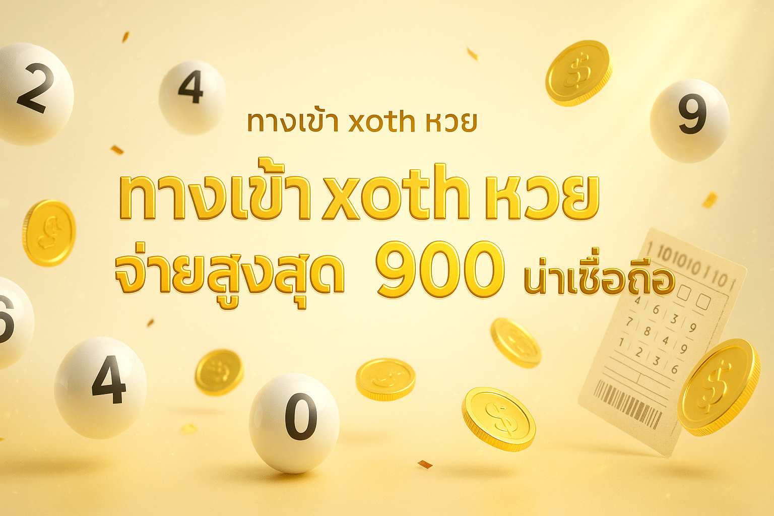 ทางเข้า xoth หวย