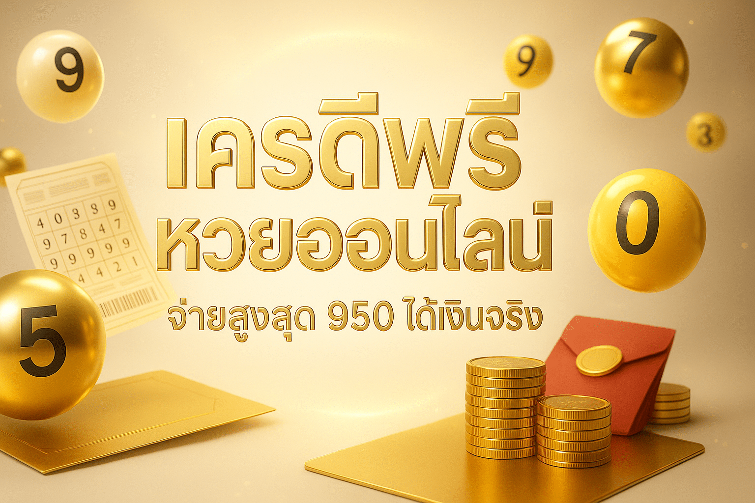 เครดิตฟรี หวยออนไลน์