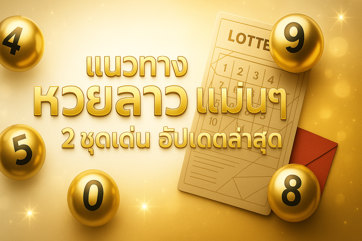 แนวทาง หวยลาว แม่นๆ